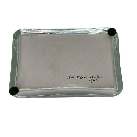 Vtg Mixed Crystal Glass Art Paperweight Lot of 3 Paper Quilled, Faceted, Domed - Picture 4 of 11